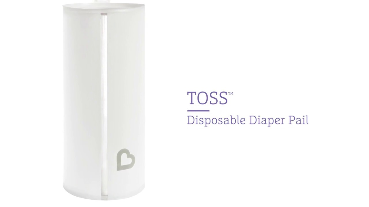 NEW from Munchkin – Toss™ Portable & Disposable Diaper Pail