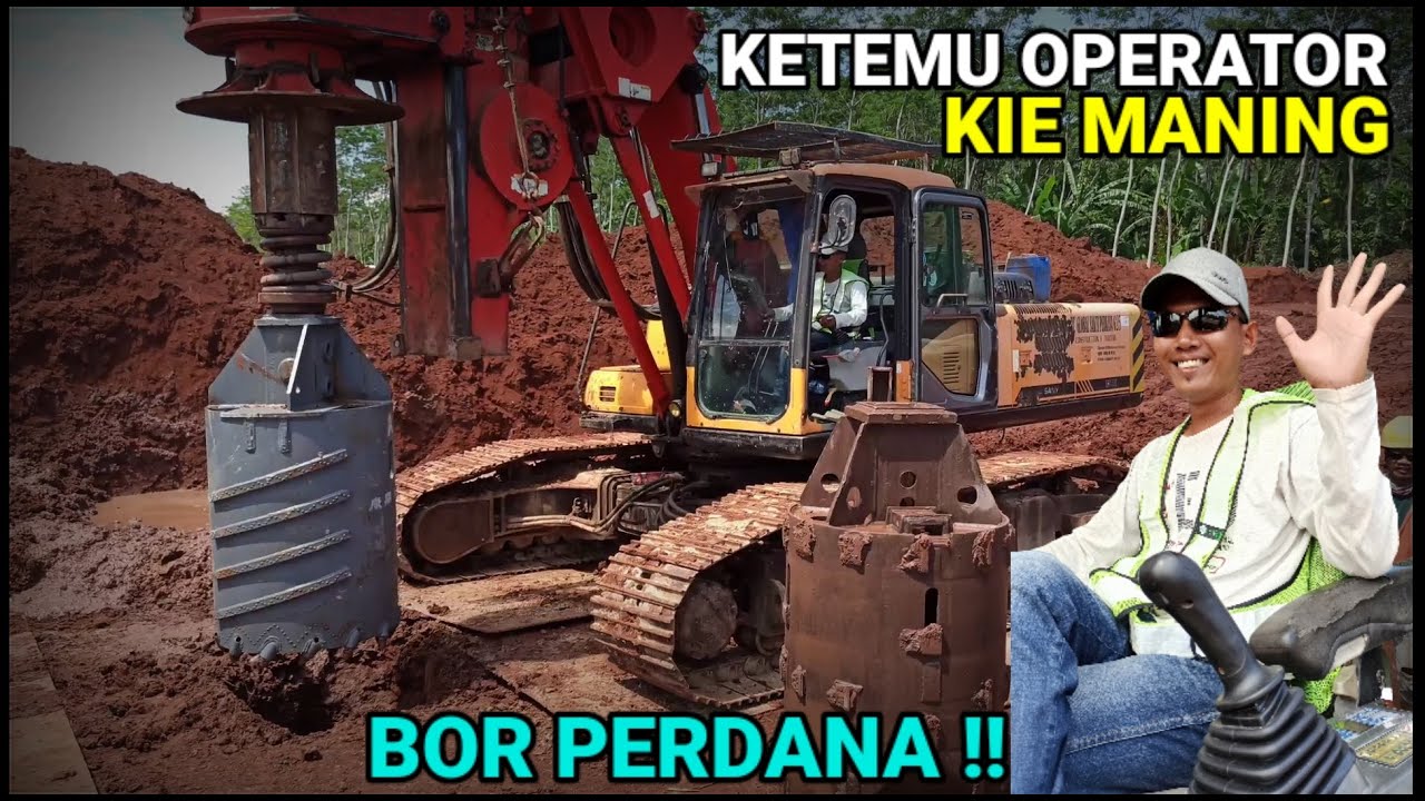 UDAH MULAI NIH‼️SANY SR150C Bored Pile Jembatan