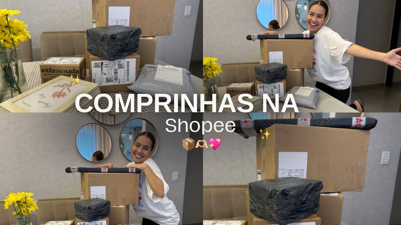 COMPRINHAS PRA CASA NA SHOPEE| Minhas compras pra casa e montando meu novo cantinho do café.