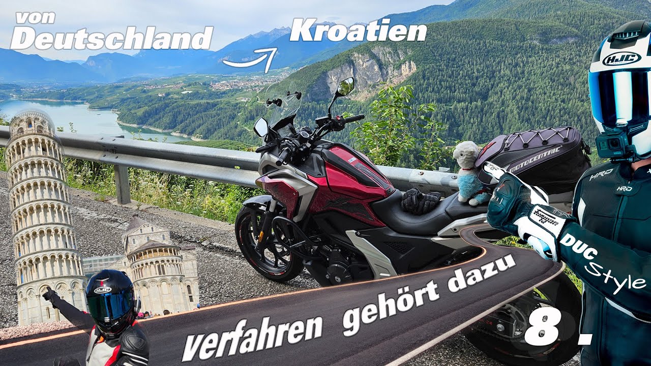 Seen, Berge und Tunnel / Navi Desaster, auf dem Weg zum Gardasee