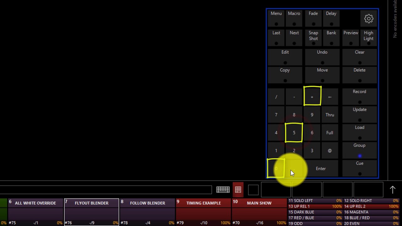 4.15 Selecting Active Fixtures