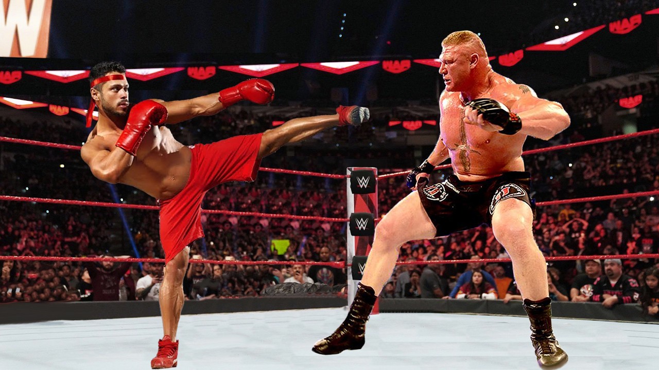 Full Match - Brock Lesnar vs Red Boss - Iron Man Match 2026