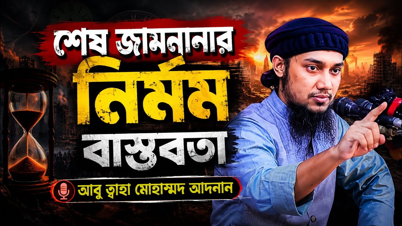 শেষ জামানার নির্মম বাস্তবতা l আবু ত্বহা মোহাম্মদ আদনান l Abu Taha Adnan Waz l Adnan Waz 2024