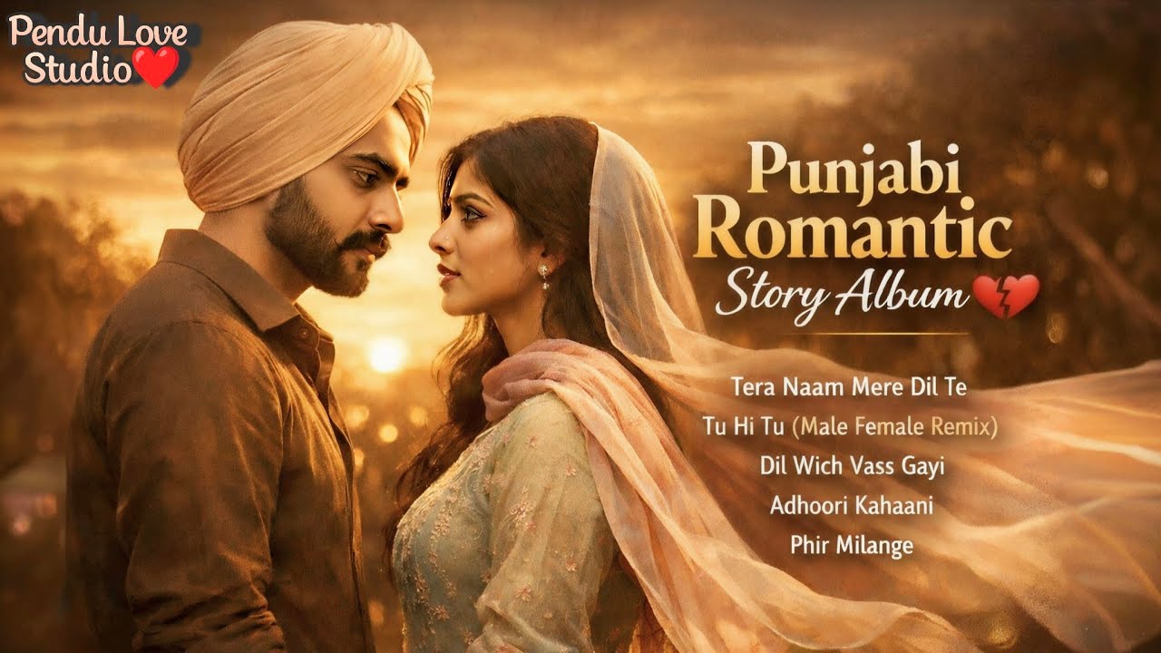Punjabi Romantic Pop Songs 💔❤️ | Deep Love Story Album | Male Female Duet | Pendu Love Studio 