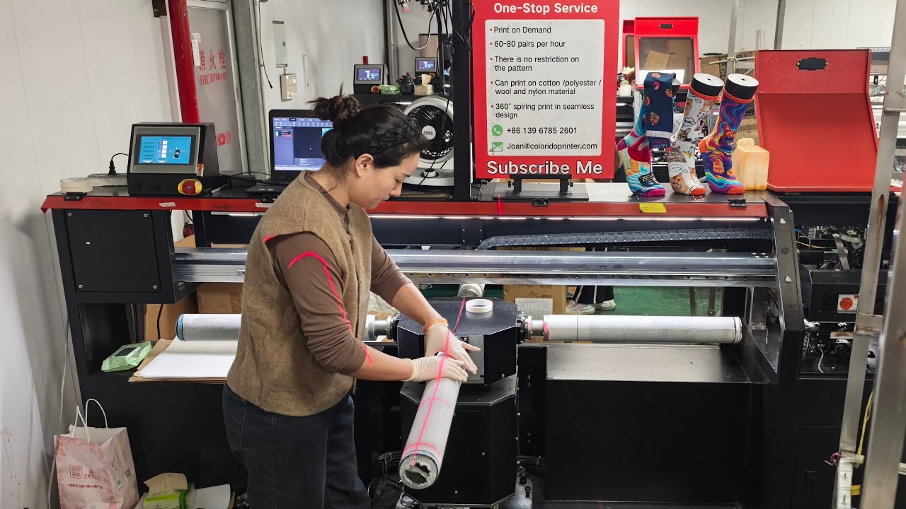 How To Use Socks Printer Make DIY Socks?