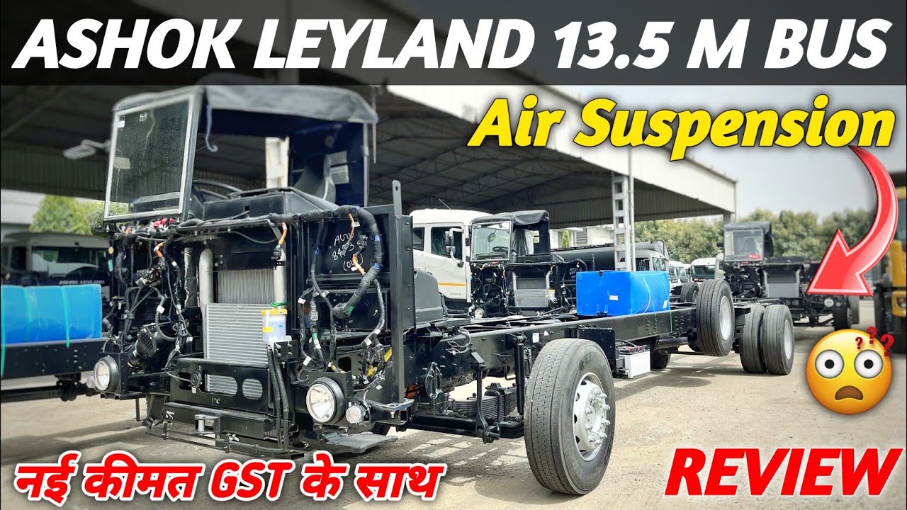Ashok Leyland 13.5M Bus Chassis Review | Price, Suspension, Seating Capacity & Features Explained