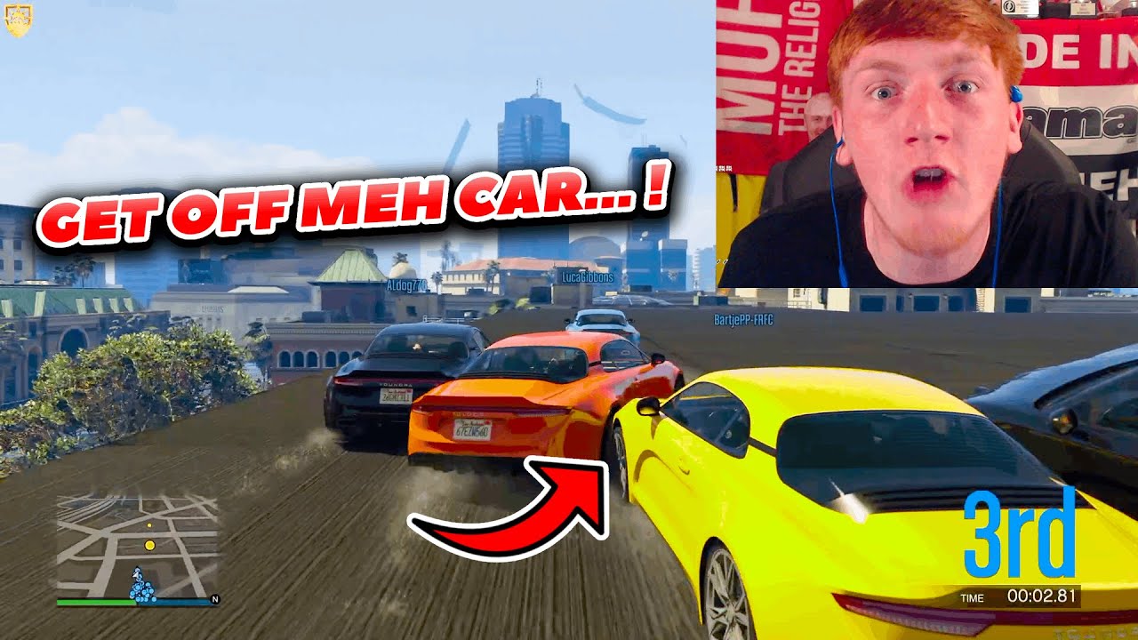 Every Angry Ginge GTA Race (Ep 14) Stream Highlights