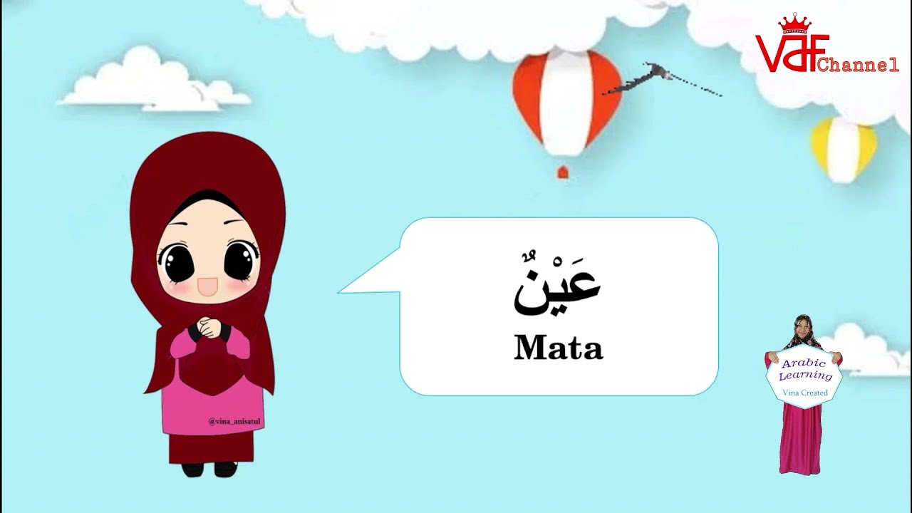 Belajar Bahasa Arab Kelas 2 SD/MI - Anggota Tubuh