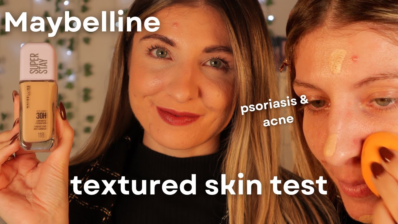 Тестирование тонального крема Maybelline Lumi Matte на коже с выраженной текстурой, склонной к пс...