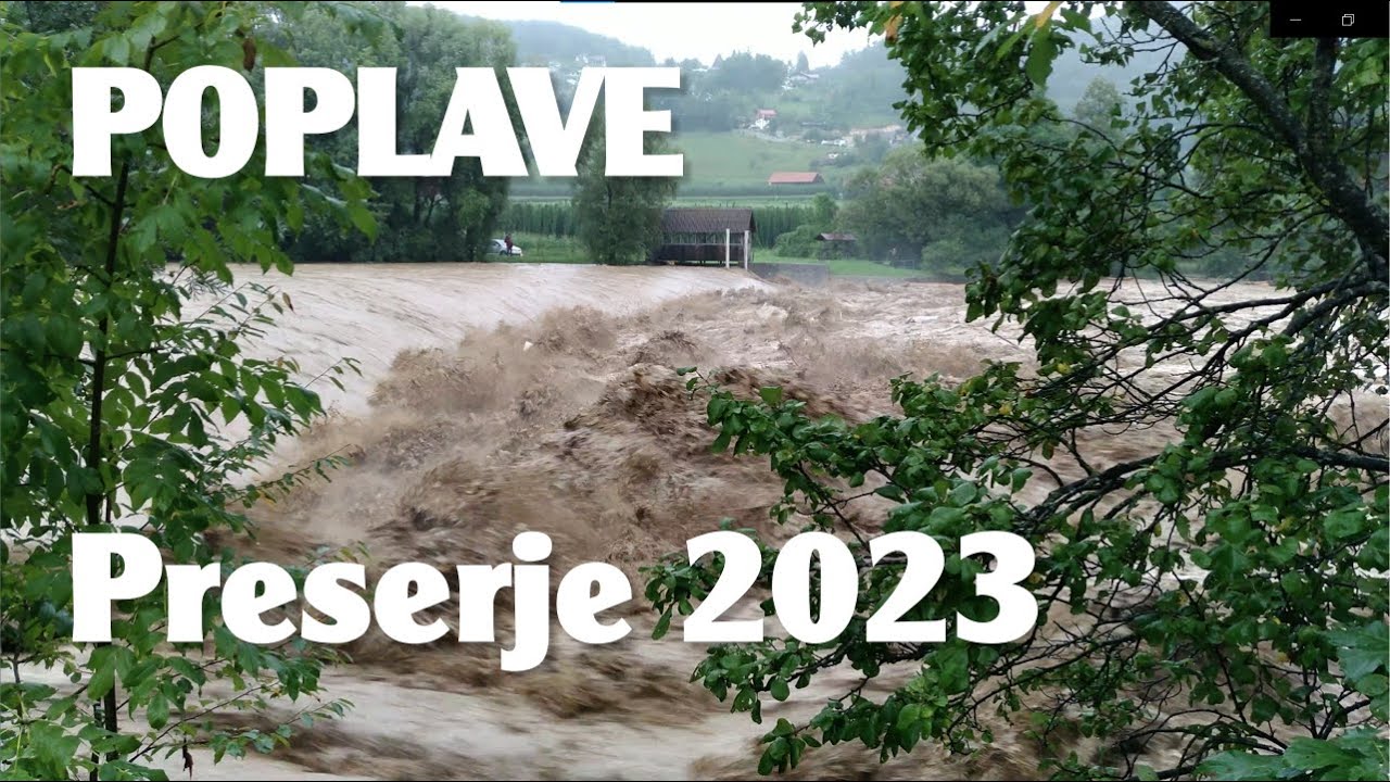 Poplave prizadele Preserje in Male Braslovče: 4.8.2023 Reka Savinja razdejala Preserski jez