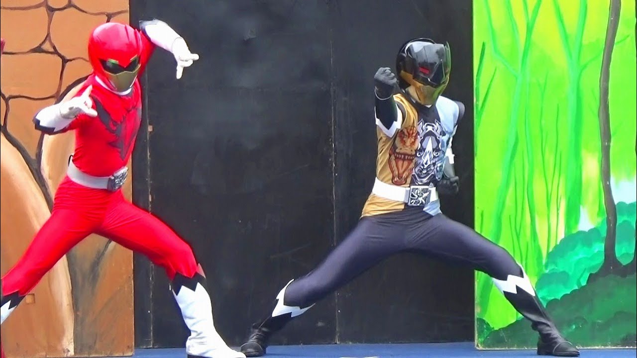 動物戦隊ジュウオウジャーショーに獣王ザワールド登場！Doubutsu Sentai Zyuohger キャラクター動画