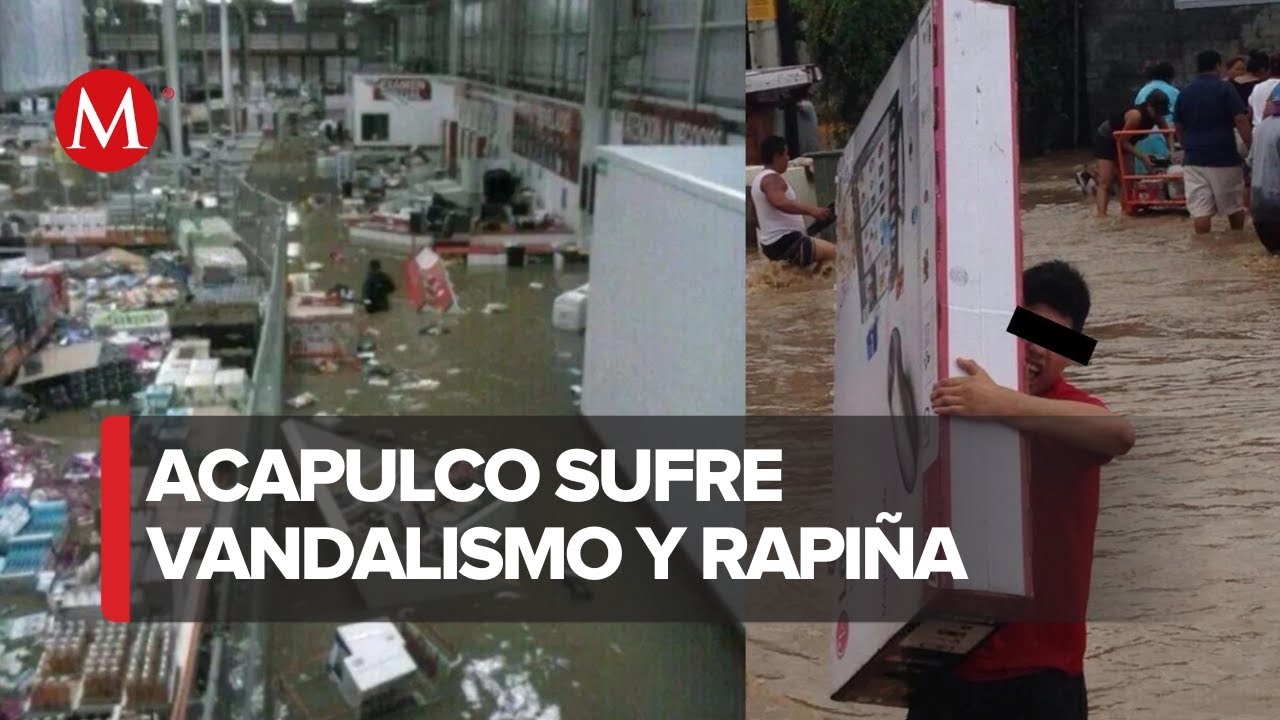 As&iacute; quedaron las tiendas departamentales tras saqueos en Acapulco