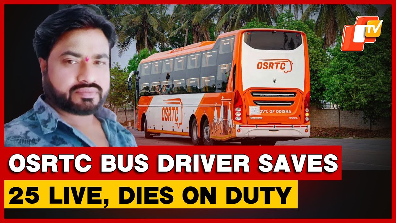 OSRTC Driver Dies Of Heart Attack After Preventing Major Bus Mishap