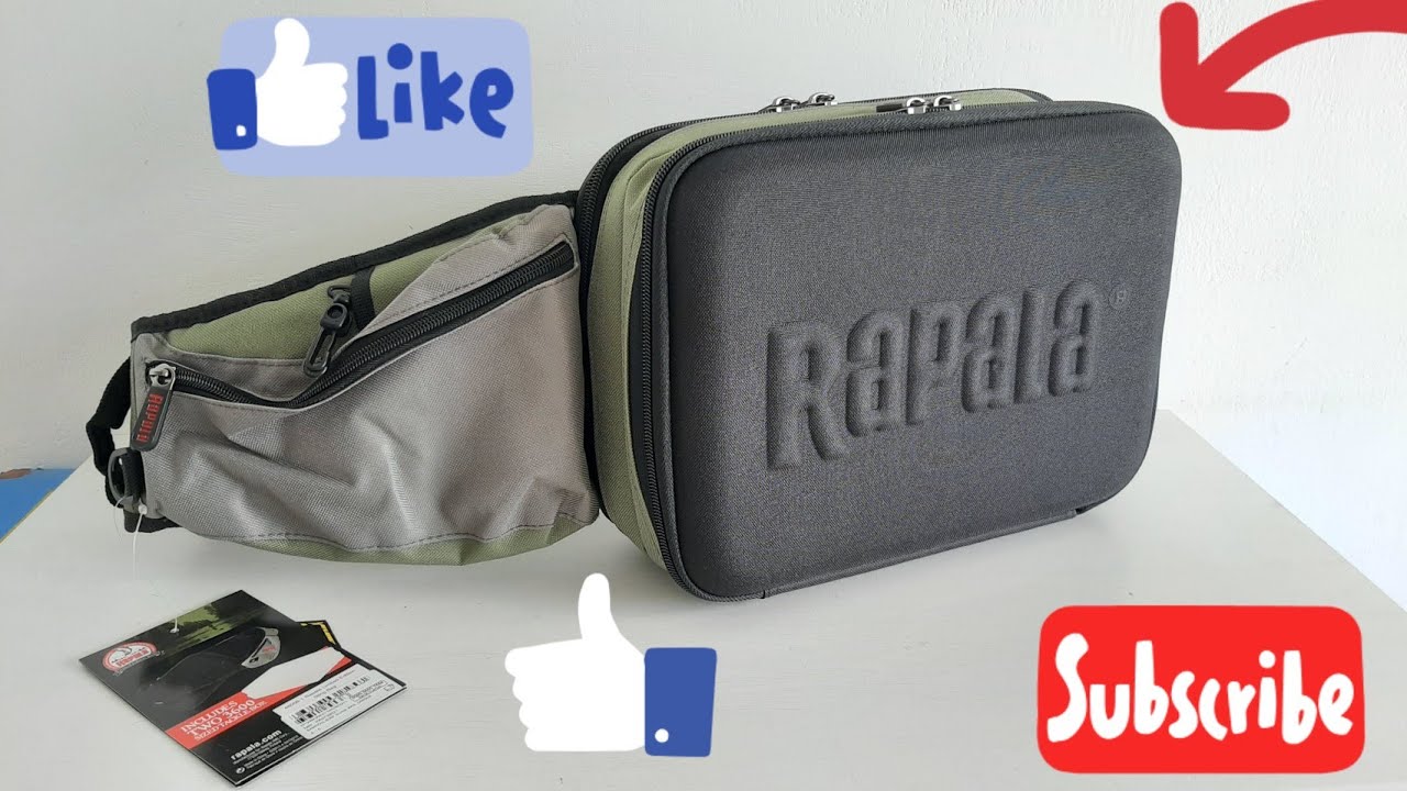 TRACOLLA RAPALA Ltd Series + 2 SCATOLE pesca Spinning e Eging, Borsa Rapala Monospalla da pesca