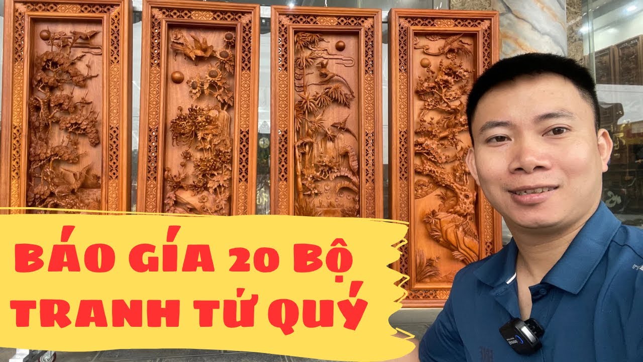 Báo Giá Tất Các Loại Tranh Tứ Quý Gỗ | Đồ Gỗ Thành Luân