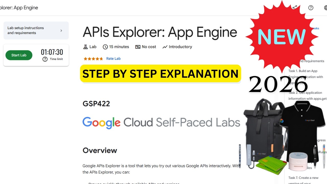 [NEW 2026] APIs Explorer: App Engine | Google Arcade | #GSP422