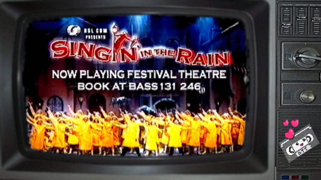 Singin' In The Rain Now Playing Festival Theatre Commercial 2002