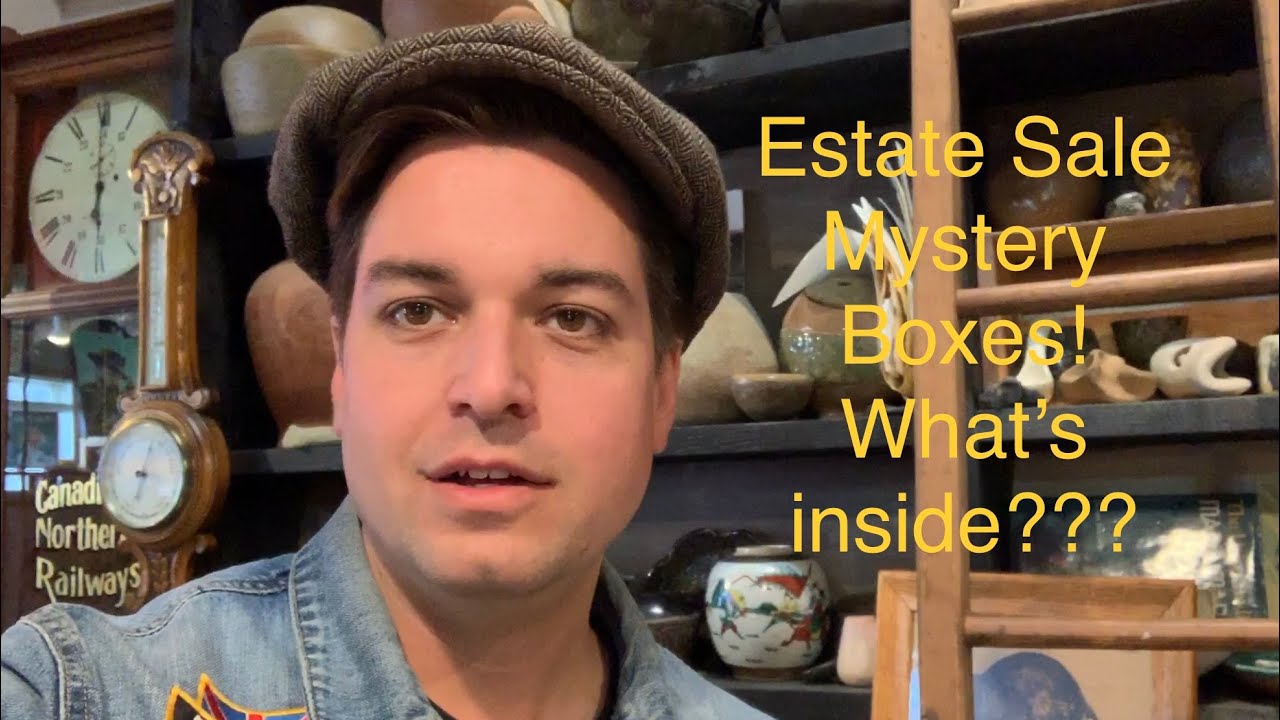 Mystery estate treasures! Sorting through years of estate boxes!