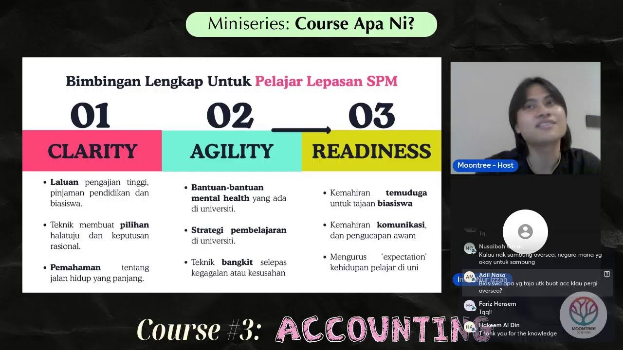 Miniseries: Course Apa Ni? (Course #3 - ACCOUNTING)