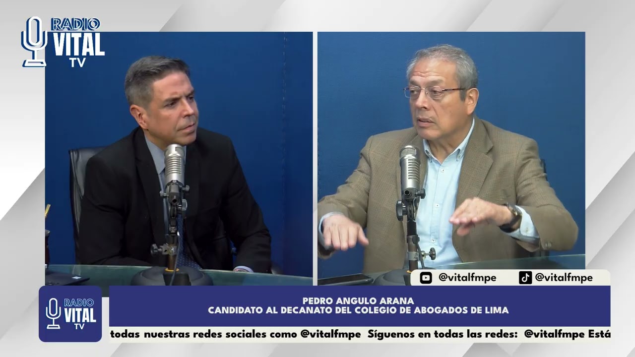 TUS DERECHOS - Invitado:Pedro Angulo Arana - Candidato al Decanato del Colegio de Abogados de Lima