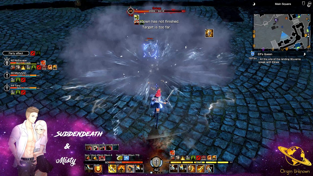 Bless online Guard pvp - Lv42 Vs Ranger Lv45 (For fun) - JPN