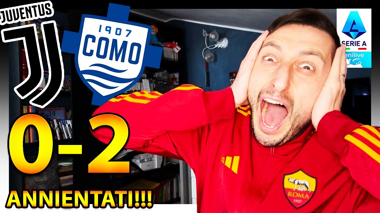 JUVENTUS-COMO 0-2: DISTRUTTI‼️😱