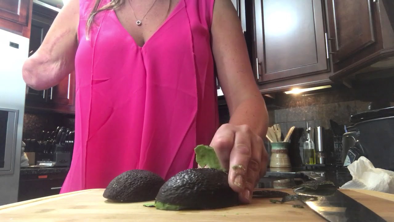 Cutting an Avocado