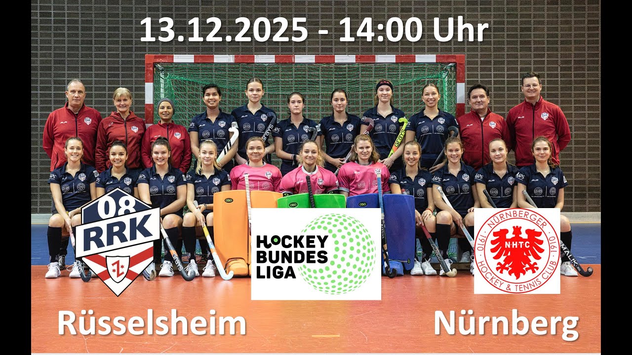 2. Bundesliga Hockey - Damen - Halle - Gruppe Süd - Rüsselsheimer RK vs. Nürnberger HTC