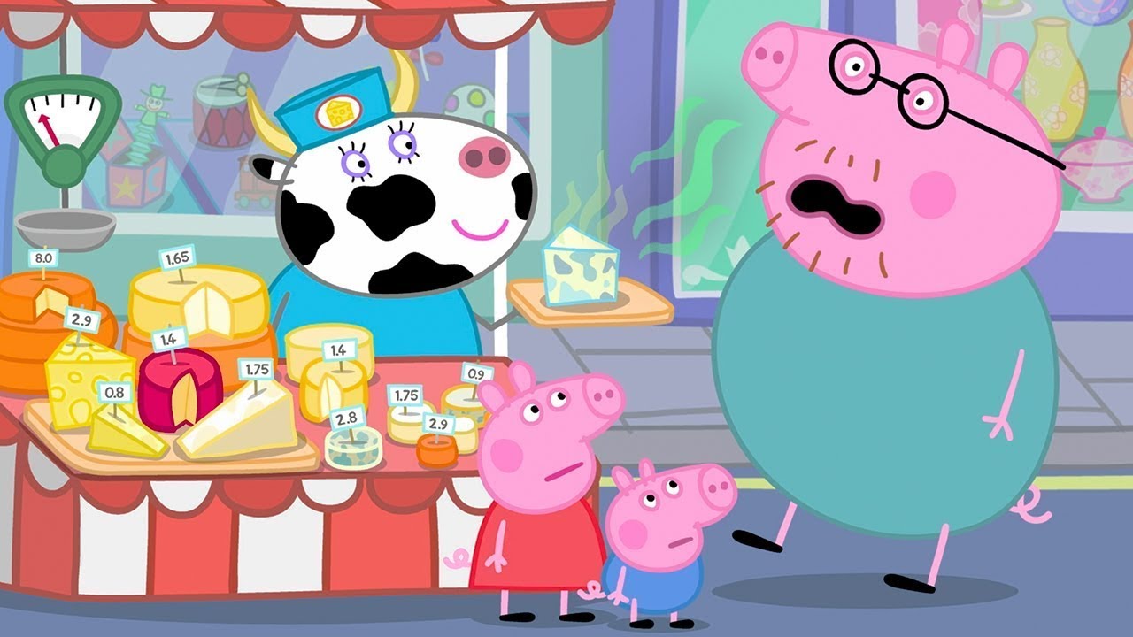 Smelly Cheese At The Christmas Market 🧀 | Peppa Pig Official Full Episodes
