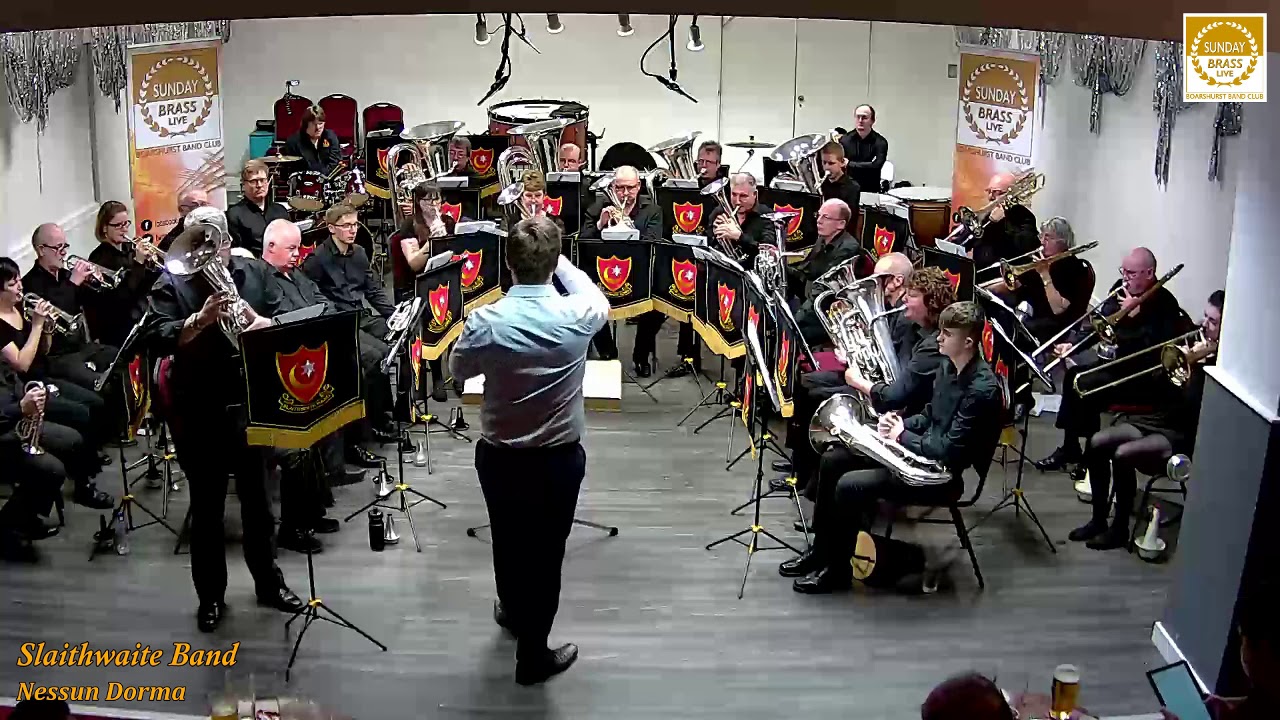 Slaithwaite Band Baritone soloist, Graham Chadwick - Nessun Dorma