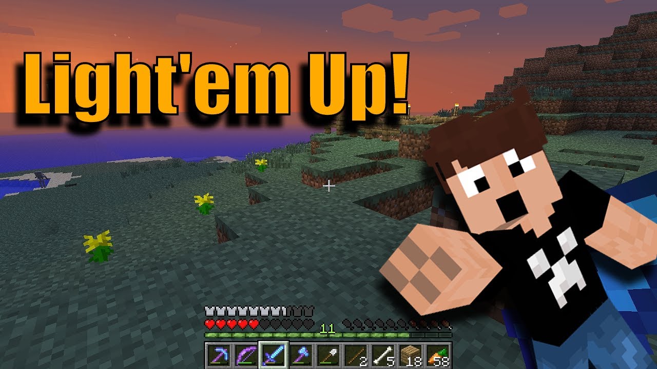 Light'em Up! - DrewForShow Plays Minecraft EP8