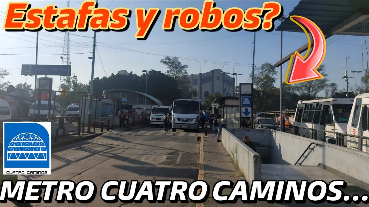 RECORRÍ la estación del METRO CUATRO CAMINOS y sus alrededores, es INSEGURA?