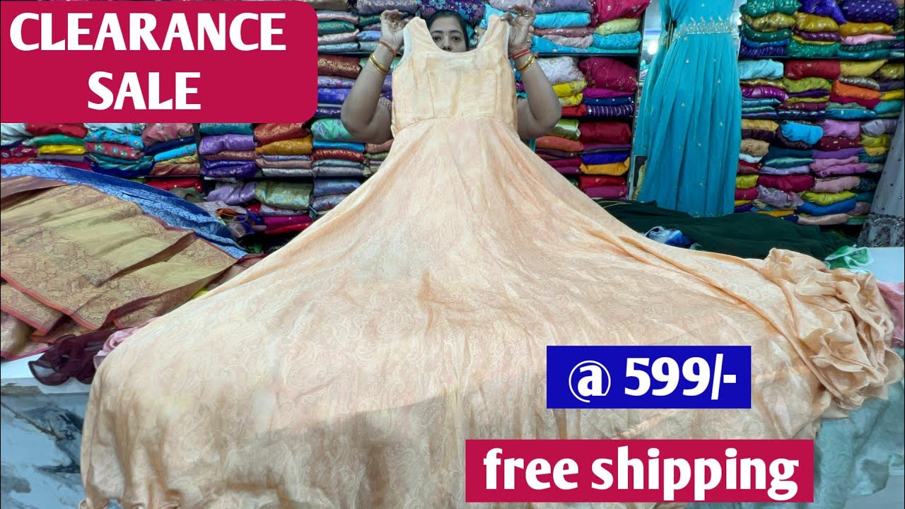 Mega clearance sale on customised frocks western wear Narayanpet