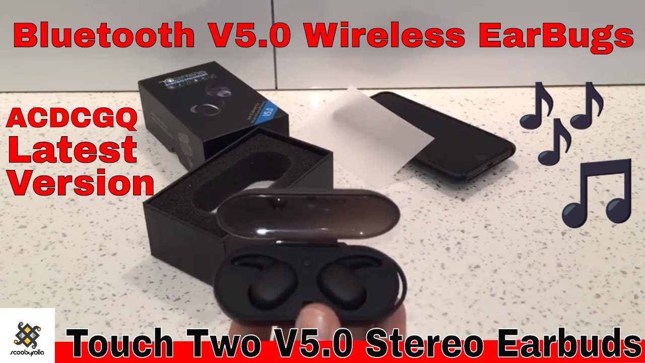 Беспроводные спортивные наушники Bluetooth V5.0 Touch Two