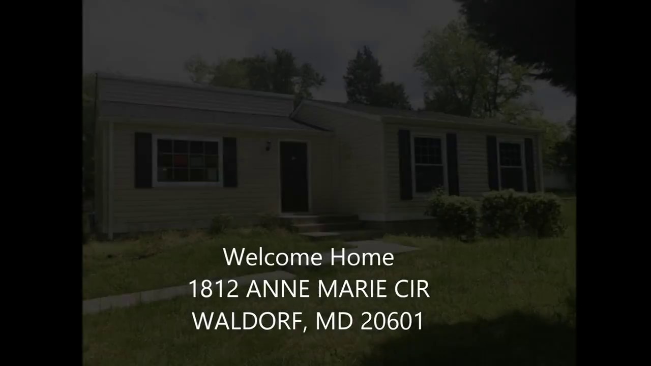 1812 ANNE MARIE CIR. WALDORF, MD 20601