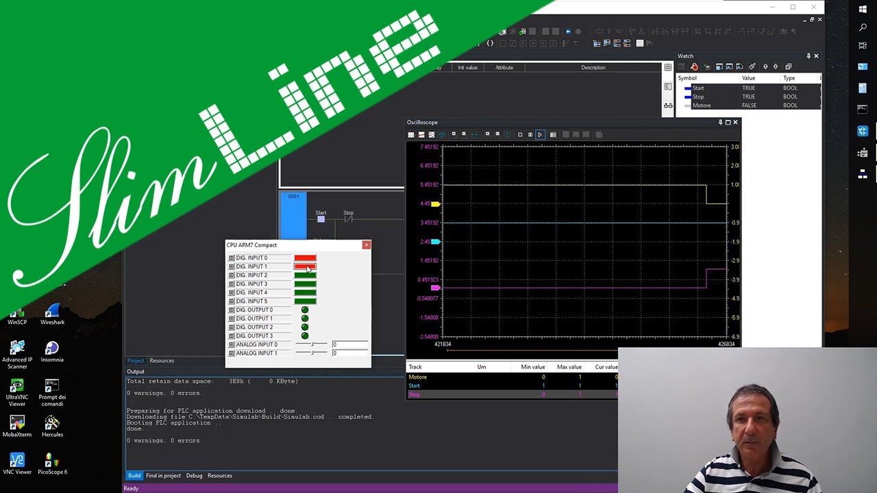 Utilizzare SlimLine - Utilizzo del simulatore di LogicLab
