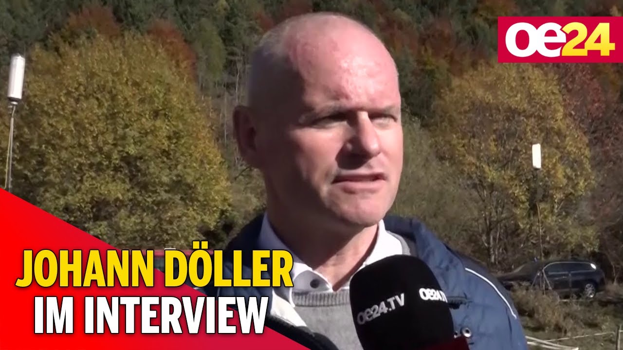 B&uuml;rgermeister Johann D&ouml;ller zu Waldbrand im Rax-Gebiet