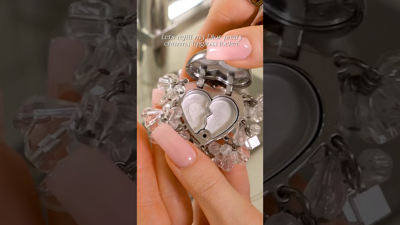 Let&rsquo;s refill my vintage Dior lipgloss locket💘 #makeup #lipgloss #beauty #vintage #makeuptutorial