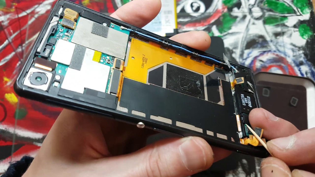 Logical repair of sony Z3 lcd not working after repair xxx service. Problem solved