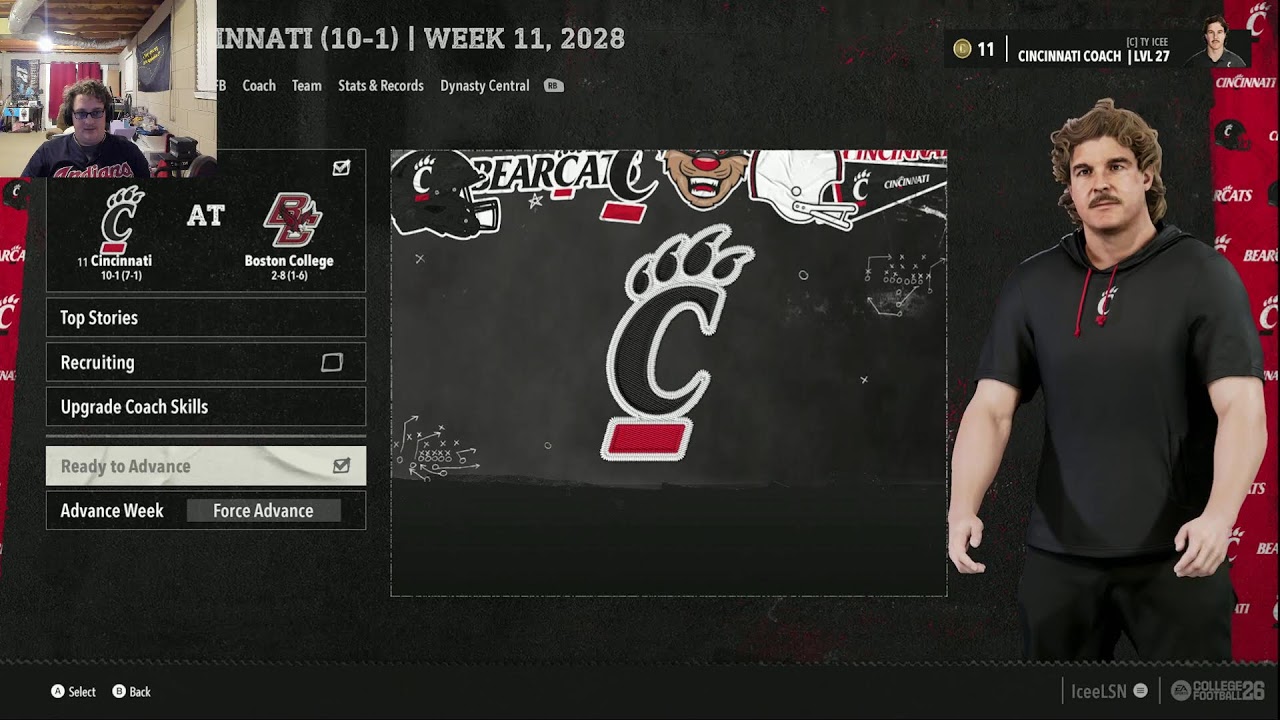 OG CFB Big East Online Dynasty | Y4, G11 at Boston College (USER)