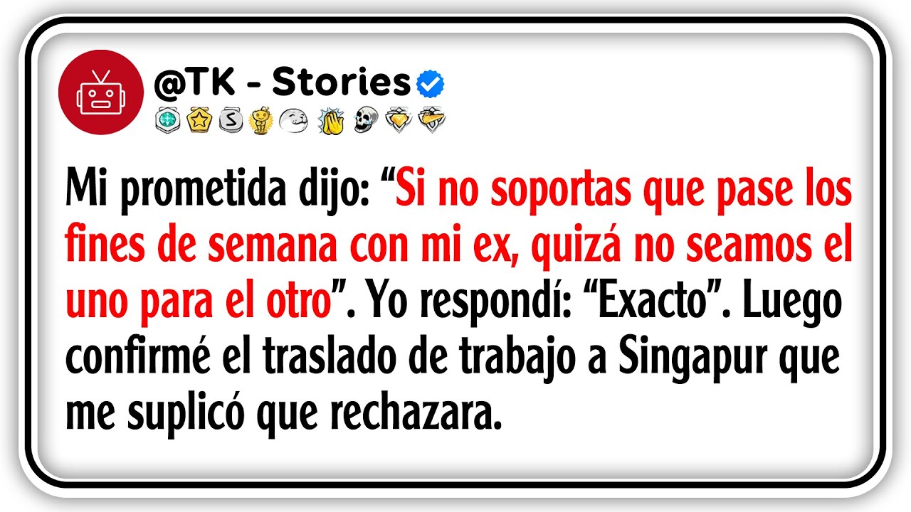 Mi prometida dijo: “Si no soportas que pase los fines de semana con mi ex, quizá no seamos el uno...