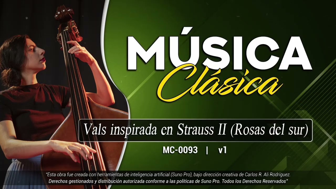 MÚSICA CLÁSICA | Vals inspirada en Strauss II (Rosas del sur) | MC-0093 v1 | Carlos Ali