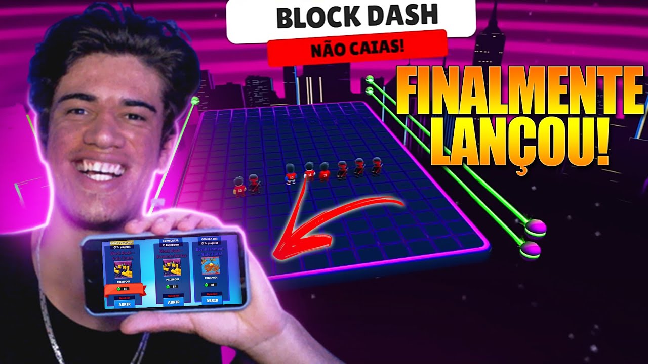 🔥 LAN&Ccedil;OU! COMO BAIXAR E INSTALAR BLOCK DASH INFINITO PARA MOBILE!