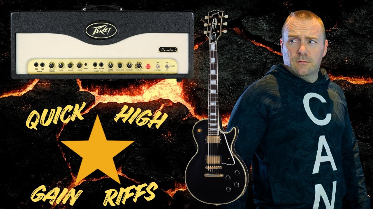 Peavey Windsor | БЫСТРЫЕ РИФФЫ С ВЫСОКИМ УСИЛЕНИЕМ | Les Paul Custom