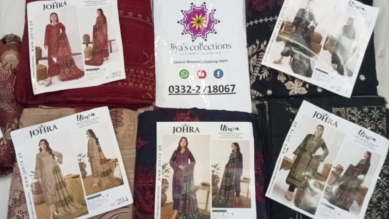 JOHRA Embroidered Jacquard Lawn with Banarsi Lawn Dupatta | EID Collection 2025