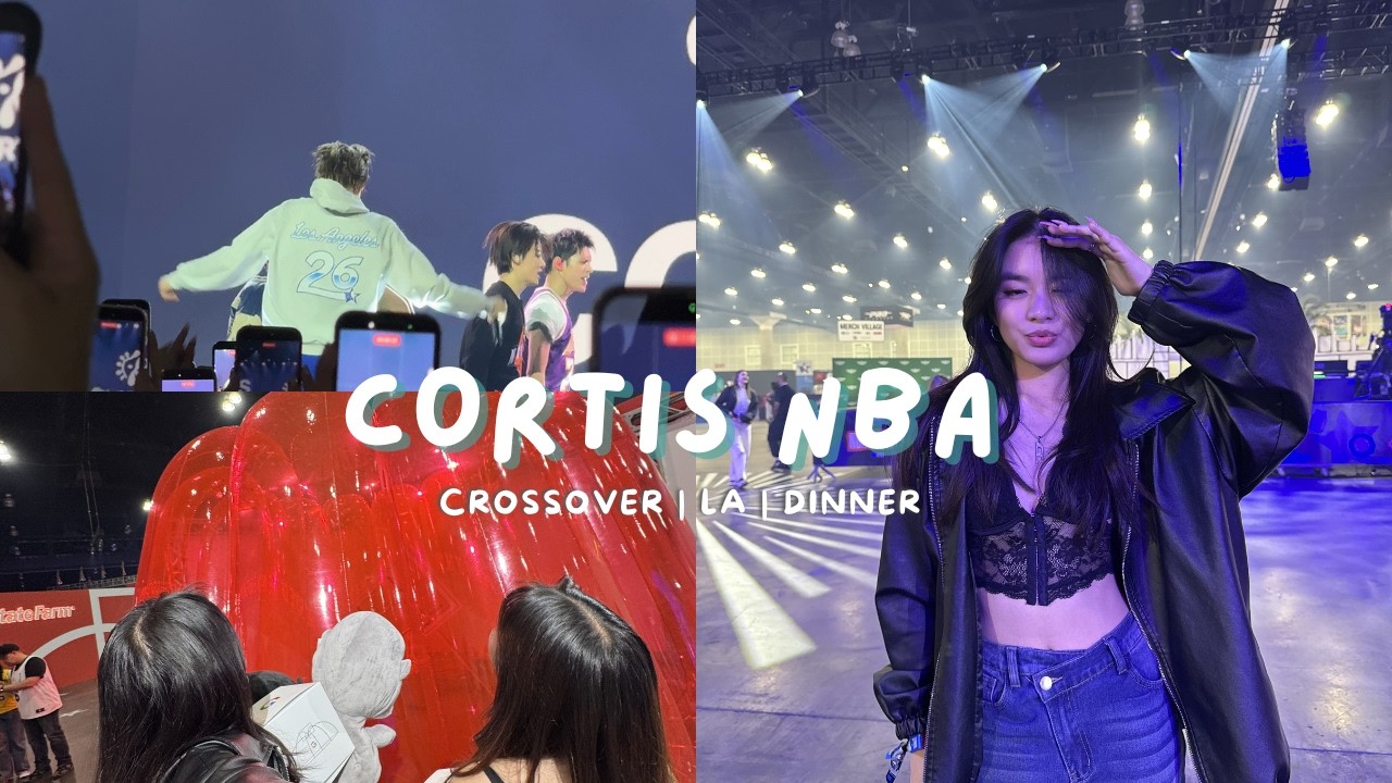 [ concert ] CORTIS at NBA CrossOver 🏀ᝰ.ᐟ show, convention, dinner || ash's time