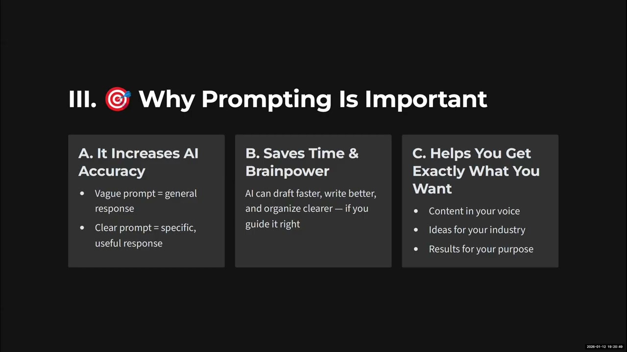 AI Academy Monday | Prompting 101 | Session 2