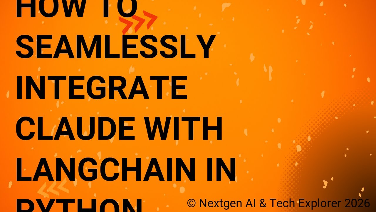 How to Seamlessly Integrate Claude with LangChain in Python