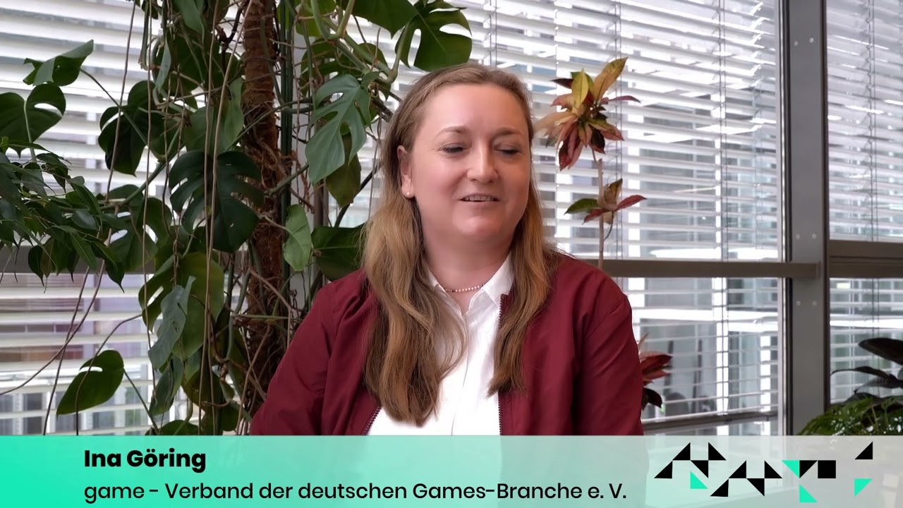 Ina Göring (game Verband) spricht über das Programm Kreativ-Transfer