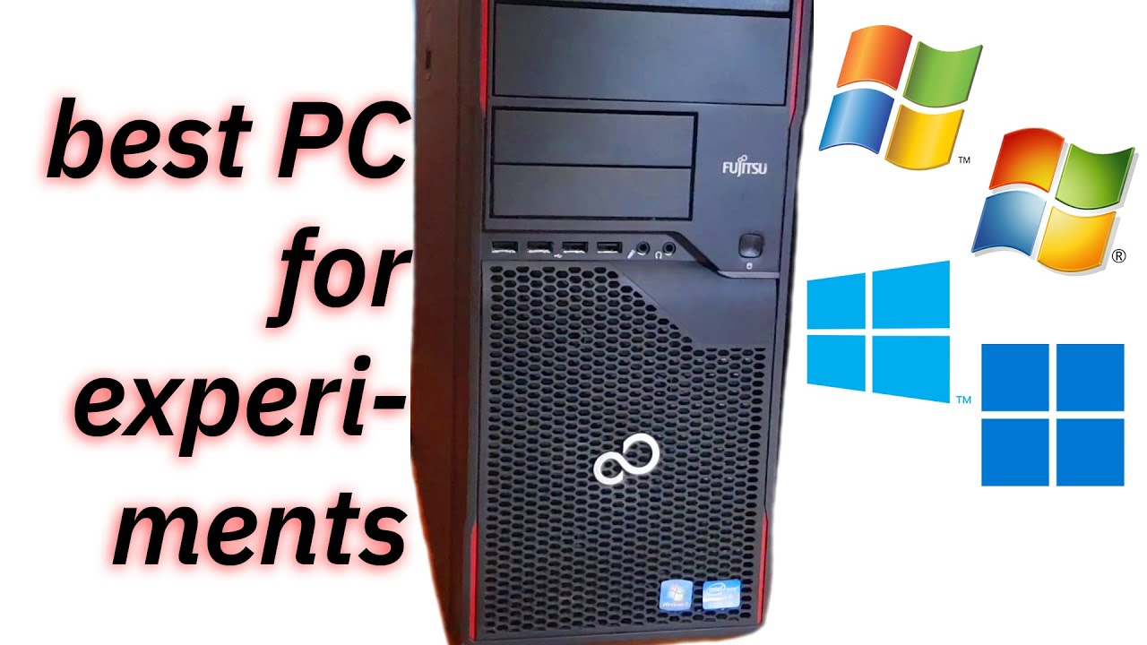 Fujitsu Esprimo P910 feat. six Windows versions (XP to 11)